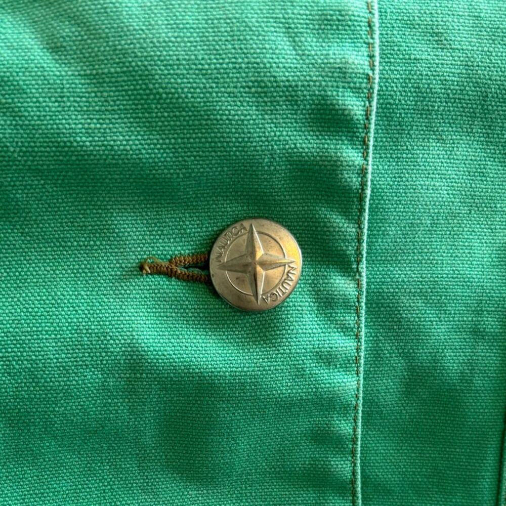 Nautica Vintage Barn Coat Large Canvas Chore Utility - Picture 4 of 9